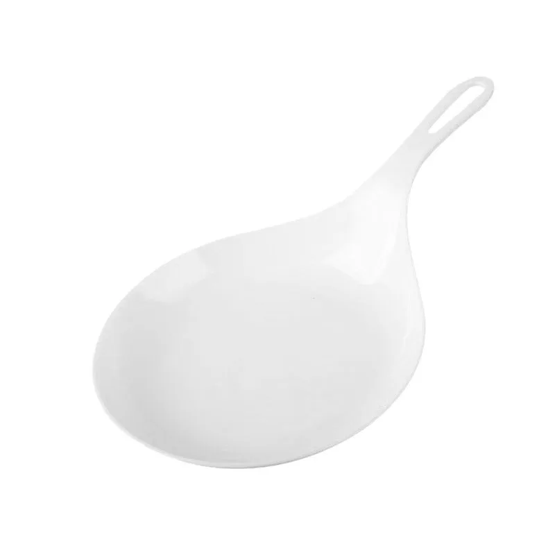 Korean Handheld Dish Spoon Tray Fries Fried Chicken Snack Plate Fruit Dessert Cake Platter 1pcs dish plate
