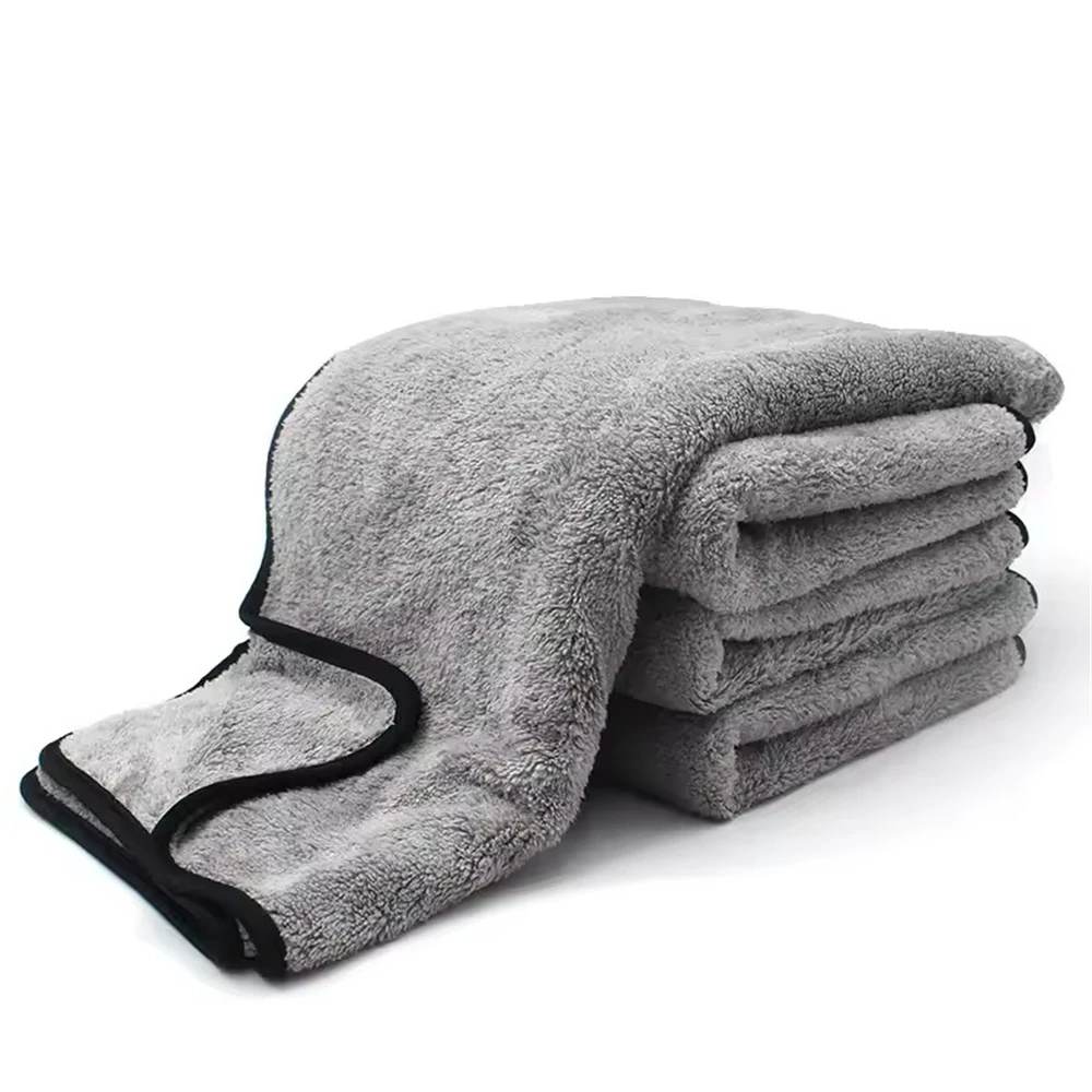 Microfiber Cleaning Towel Car Wash Accessories Absorbency One Time Drying