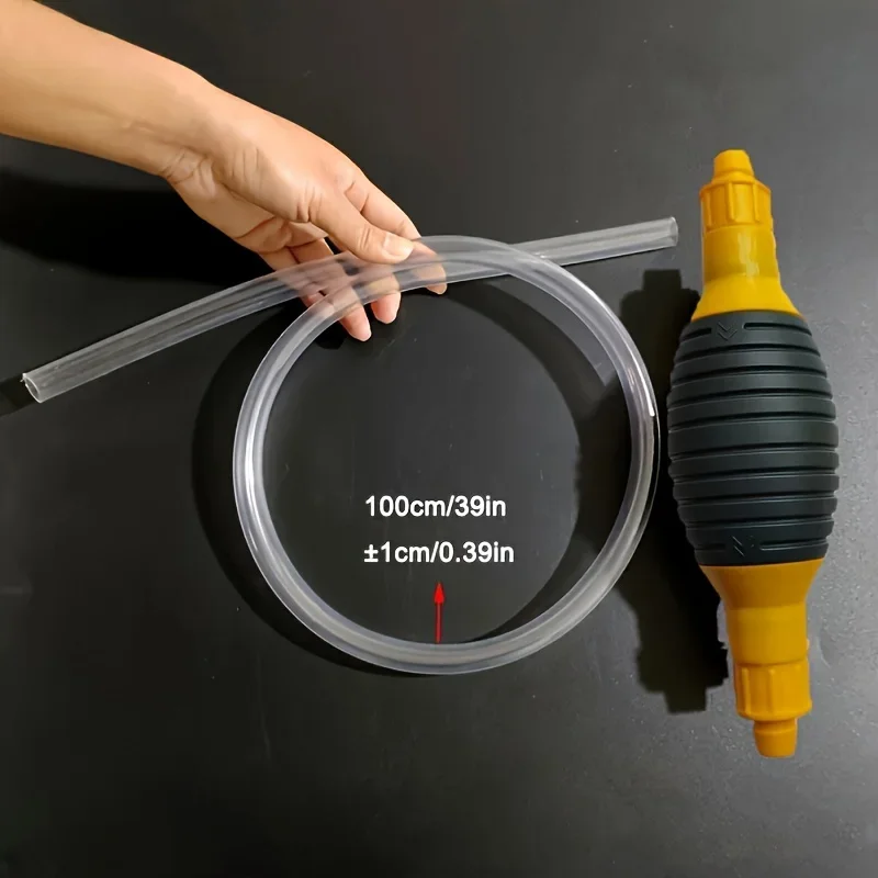 1pc Manual Gasoline Pump Universal Portable Manual Fuel Pump Transfer Hand Primer Gas Oil Self-Priming liquid transfer pump