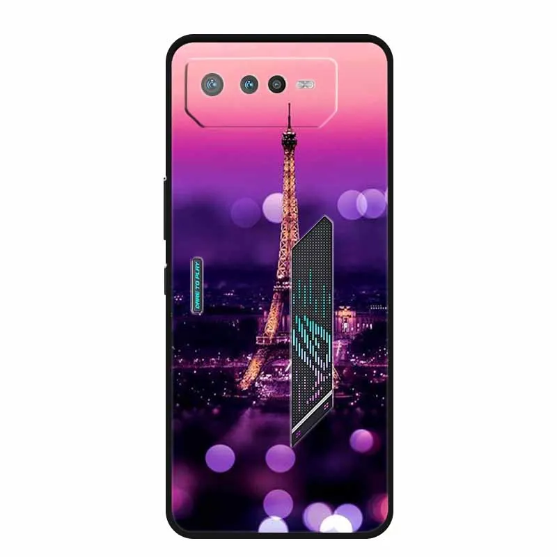 Fashion Soft TPU Silicone Back Case for Asus ROG Phone - Trendy Protective Phone Cover Bumper