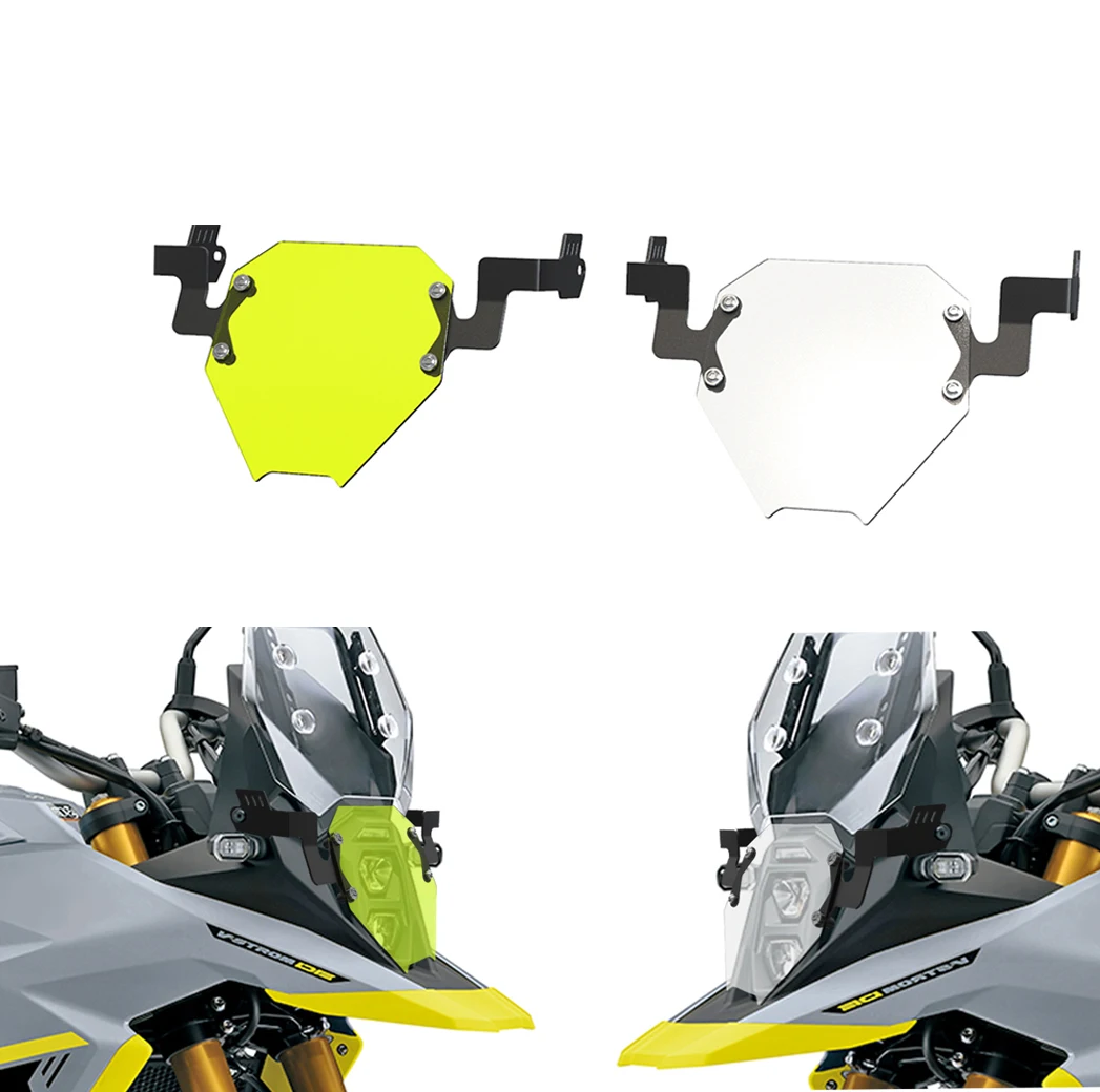 

For Suzuki V-Strom 800DE 2023-2024-2025 Accessories Motorcycle Aluminium Headlight Guard Grille Cover Head Light Protector