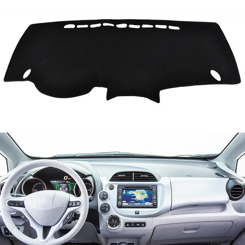 

Car Dashboard Cover Mat Pad Dash Dashmat Sun Shade Instrument Carpet For Honda Fit Jazz 2009 2010 2011 2012 2013 Accessories LHD