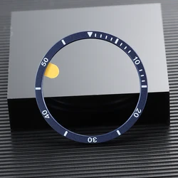 Premium Metal Bezel Ring with Time Scale - Protective Watch Frame Cover & Bumper Accessory - GalaxyWatch 9 8 40mm (Blue)