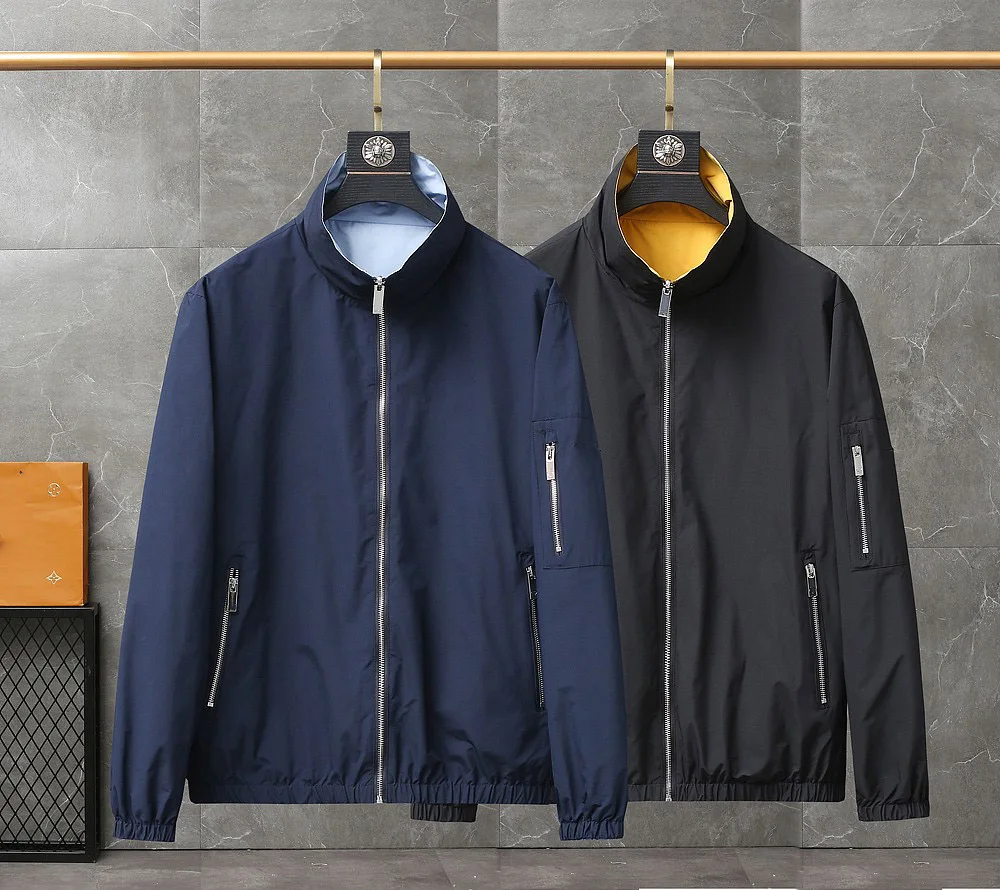 送料込 春22メンズ新スタンドアップ襟両面ジャケットジャケット高品質ビジネスレジャーm Xxl セール中 Idma Digital