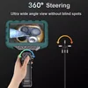 Dual Lens 360° Steering Endoscope 1080P 7inch Screen 6.5mm HD Camera Car Maintenance Engine Carbon Deposition 1m 1.6mm 3.9mm 3