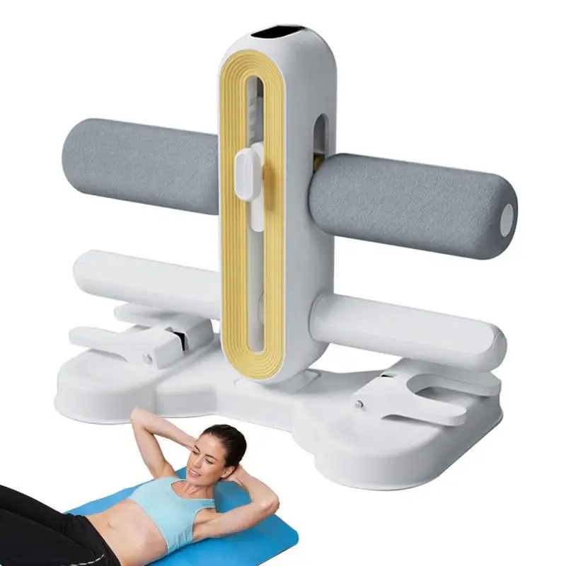 

Sit Up Bar Floor Strong Suction Sit Up Equipment With 6 Levels Durable Abdominal Muscle Training Adjustable Abdominal Exerciser