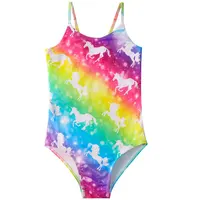 Children's summer mermaid new swimsuit girls one-piece swimsuit girls hot spring suspender swimsuit 4
