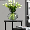 Home Decoration Transparent Glass Vase Modern Hydroponic Flower Arrangement Accessories Storage Tank Countertop Vase Furnishings 5