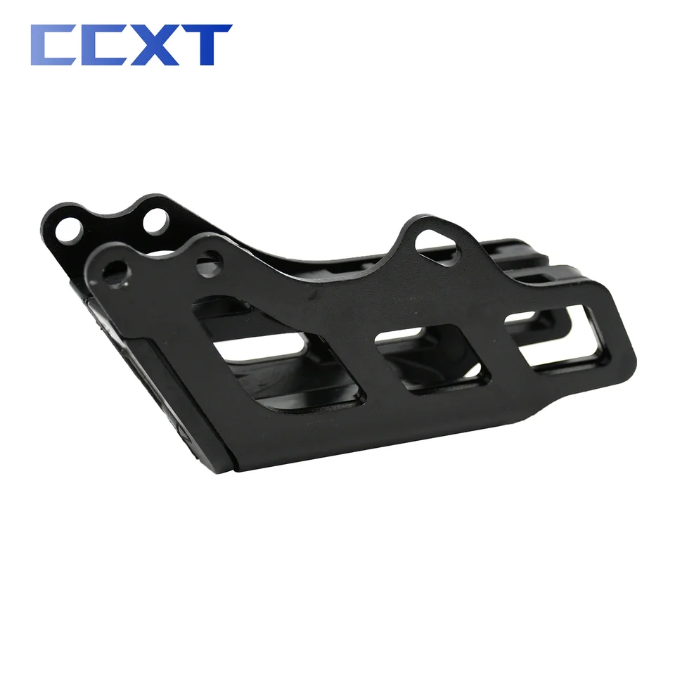 Protector De Guía De Cadena Para Motocross CRF 125/250/450 - Aleación De Aluminio, Anticorrosión, Reduce Ruido (Color Negro)