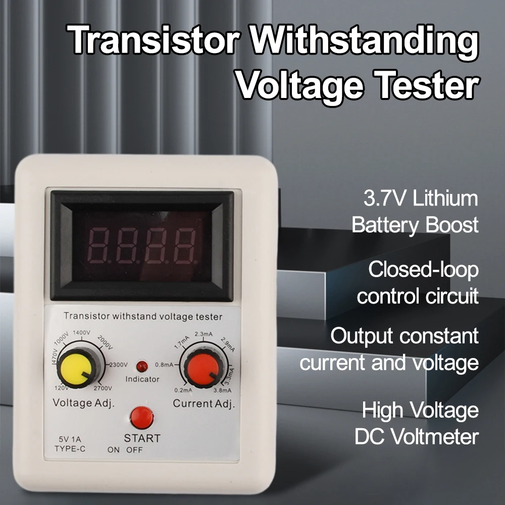 

110V~2600V IGBT Voltage Capability Tester Ohm Diode MOS Triode Voltage Capability Testing Tool Transistor Withstand Volt Tester