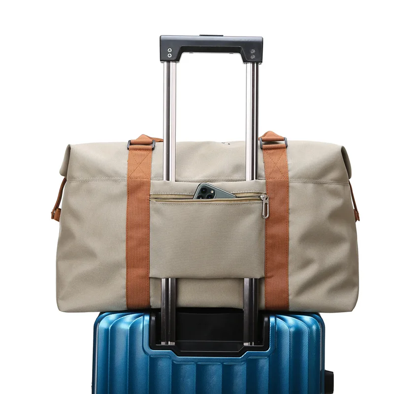 Short distance color contrast men's and women's business travel bag Dry and Wet separation yoga training bag