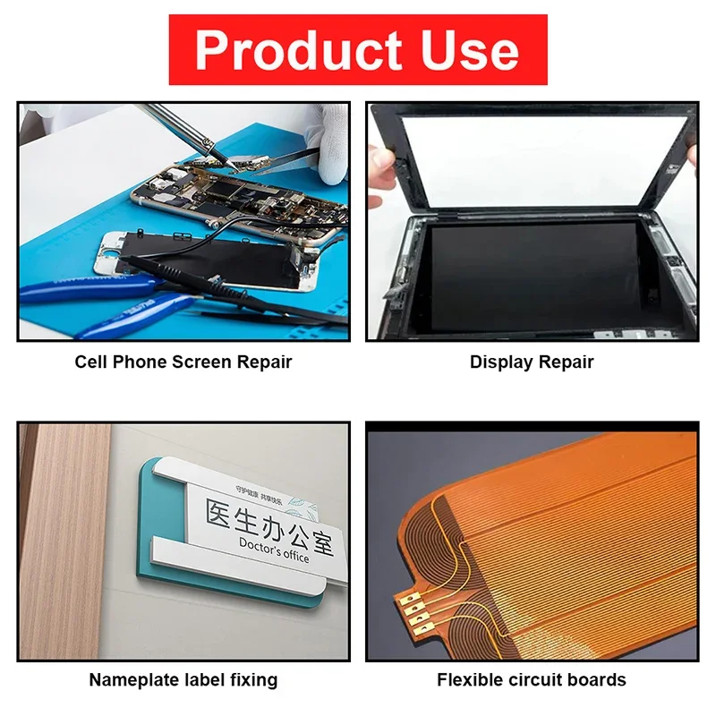 Double Sided Layer Adhesive Tape Width 2-100mm 10m Long for Smart phone Tablet iPad Camera Tablets LCD Screen Repair double sided tape