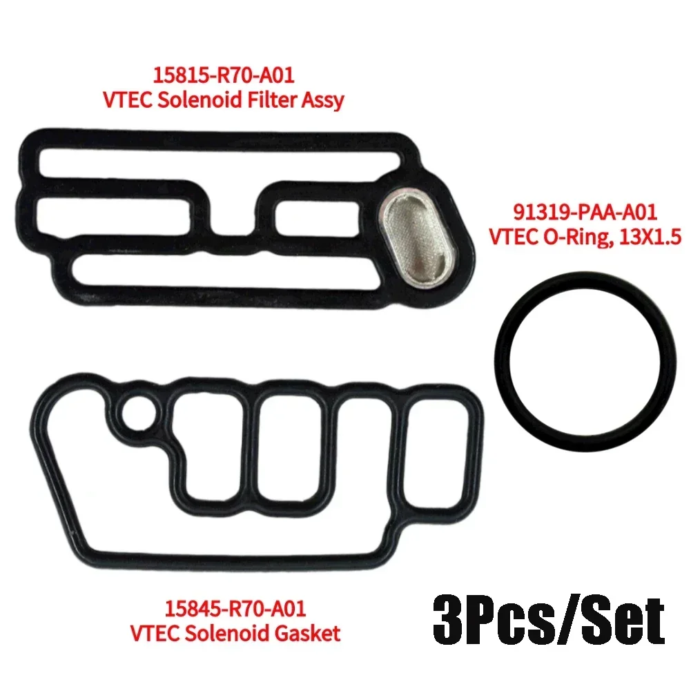 Car Solenoid Filter Assy Head Cylinder Solenoid Gasket solenoid valve filter gasket 15845-R70-A01 15815-R70-A01 VTEC Gaskets for Honda Accords Crosstour