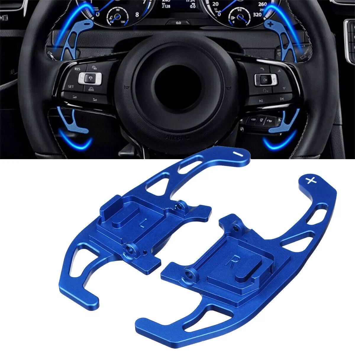 

Удлинитель переключения передач на руль, подходит для VW Golf MK7 7,5 VII R GTI GTD TSI DSG Blue