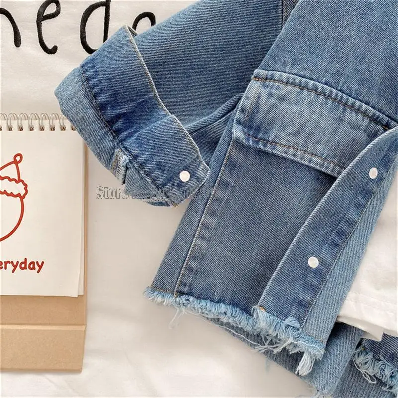 Baby Denim Jacket Spring Autumn Fashion Boys Girls Clothing Kids Coat
