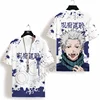 Japanese Anime Curse The Spirit Gojo Satoru Anime Around Men's And Women's Short-Sleeved T-Shirt Men Oversize New Casual T-Shirt 4