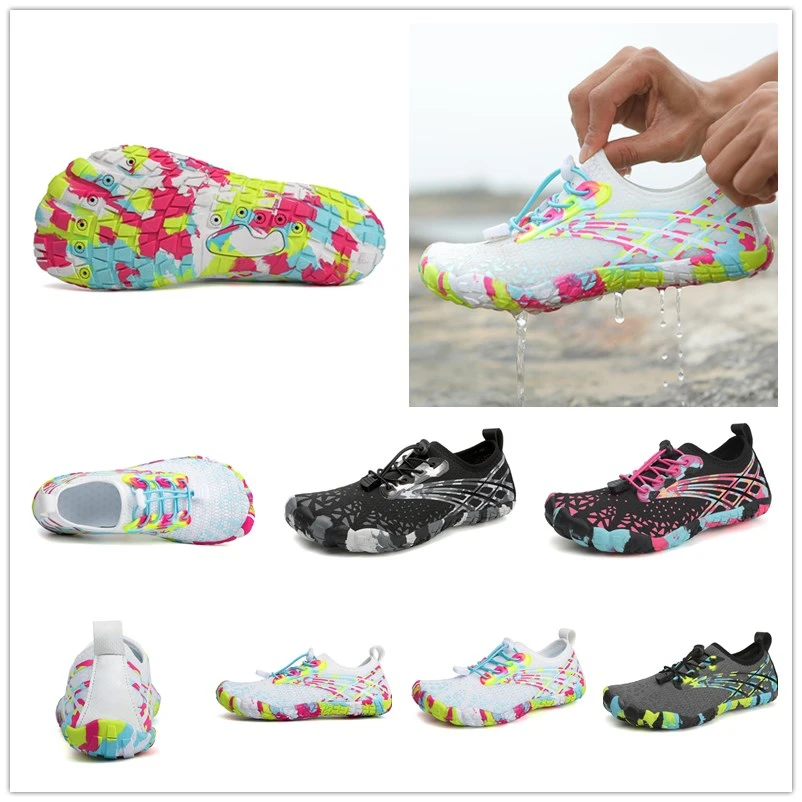 Quick-Drying Beach Water Shoes Unisex Swimming Aqua Slippers Seaside Barefoot Surfing Upstream Sneakers Women Men Light Sandals