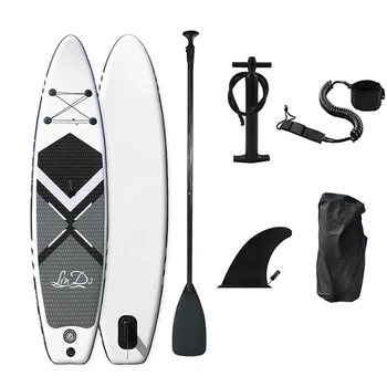 3,2 m Aufblasbare Stand-up Paddle Board Surfbrett Wasser Sport Kajak Surf Set mit Paddle Board Schwanz Fin Fuß seil Inflator 1