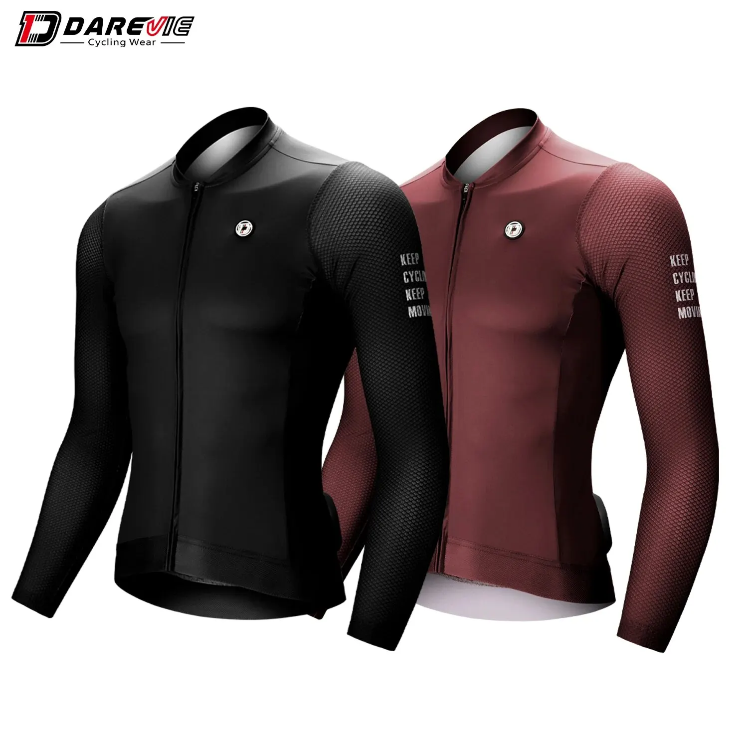 Cycling Jersey DAREVIE Man Summer Breathable Long Sleeve Men's Cycling Clothing MTB Road Anti-UV Men's Shirt