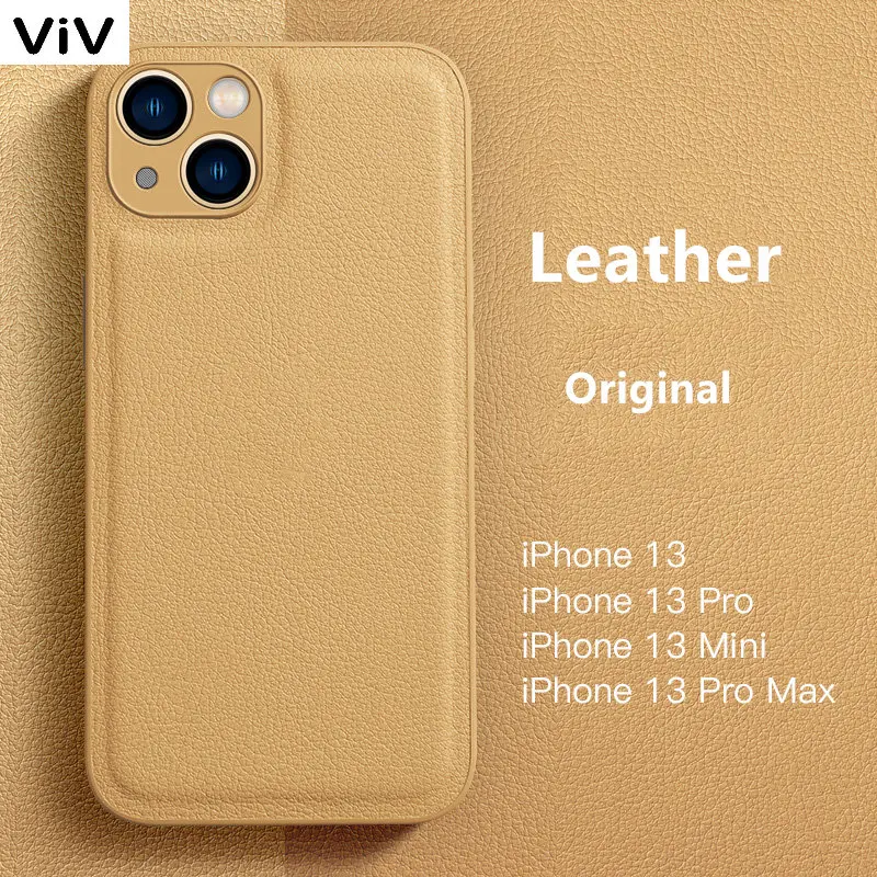 

Luxury Matte Silicone Leather Case for iPhone 13 12 11 Pro Max X XR XS MiNi 7 8 Plus SE 2 Lens Protective Shockproof Soft Cover