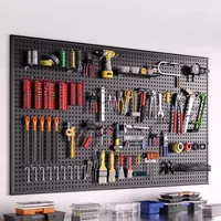 Metal Tools Wall Hole Plate Universal Wall Hanging Tool Storage Plate Portable Tool Organizer Packaging Hole Board Shelfs 1