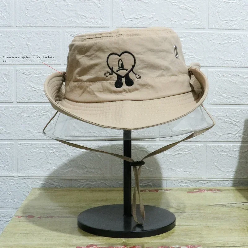 2025 Bad Bunny Fishing  Fisherman Hats UN VERANO SIN TI Bucket Hat for Men Woman Outdoor Cap Wide Brim Summer Hiking Camping Hat 2