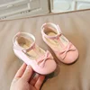 Girl Leather Shoes Spring New Korean Princess Shoe Fashion Simple Baby Shoes Soft Sole Baby Walking Shoe Kids Shoe Zapatos Niña 2