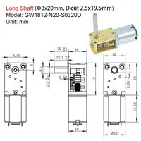 GW1218-N20 DC Micro Reducing Motor Small Motor 3V6V12V Miniature DC Gear High Torque 4rpm-381rpm - Image 5