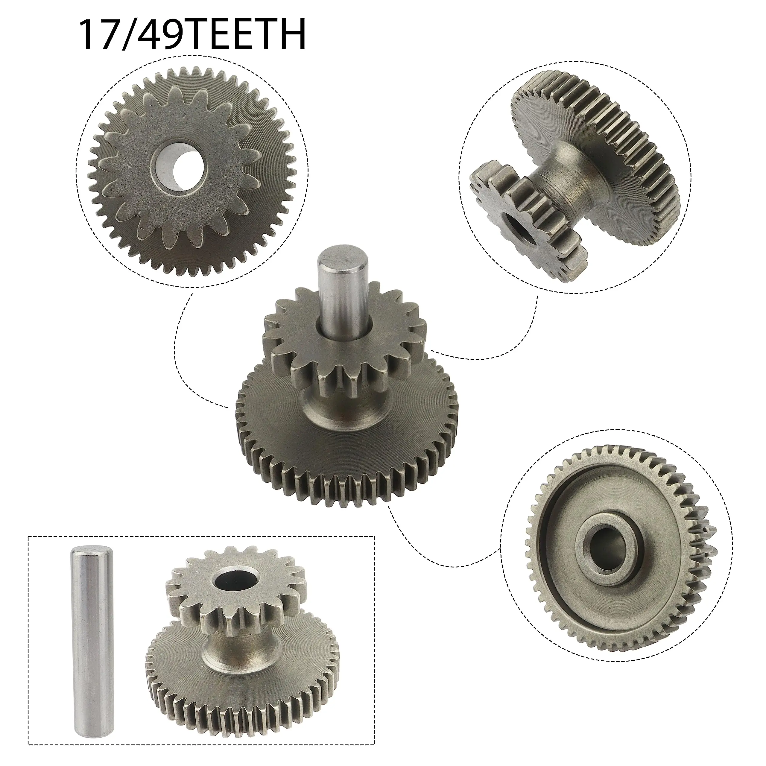 Joint d'Huile Moteur Remplacer, Kit de Joint d'Huile Moteur Anti-corrosion  Remplacement Fiable Durable pour GY6 125cc 150cc 152QMI 157QMJ pour Scooter  ATV Cyclomoteur Aller Karting 