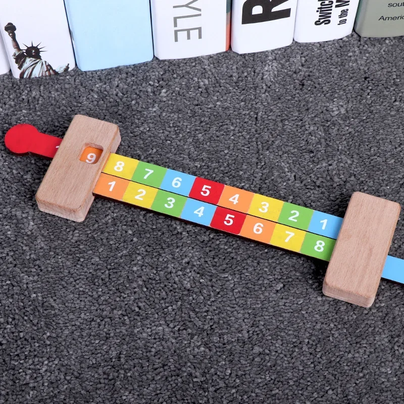 Math Teaching Aids First Grade Students Early Childhood Education Toys for Children Kindergarten Math Number Decomposition Ruler 3