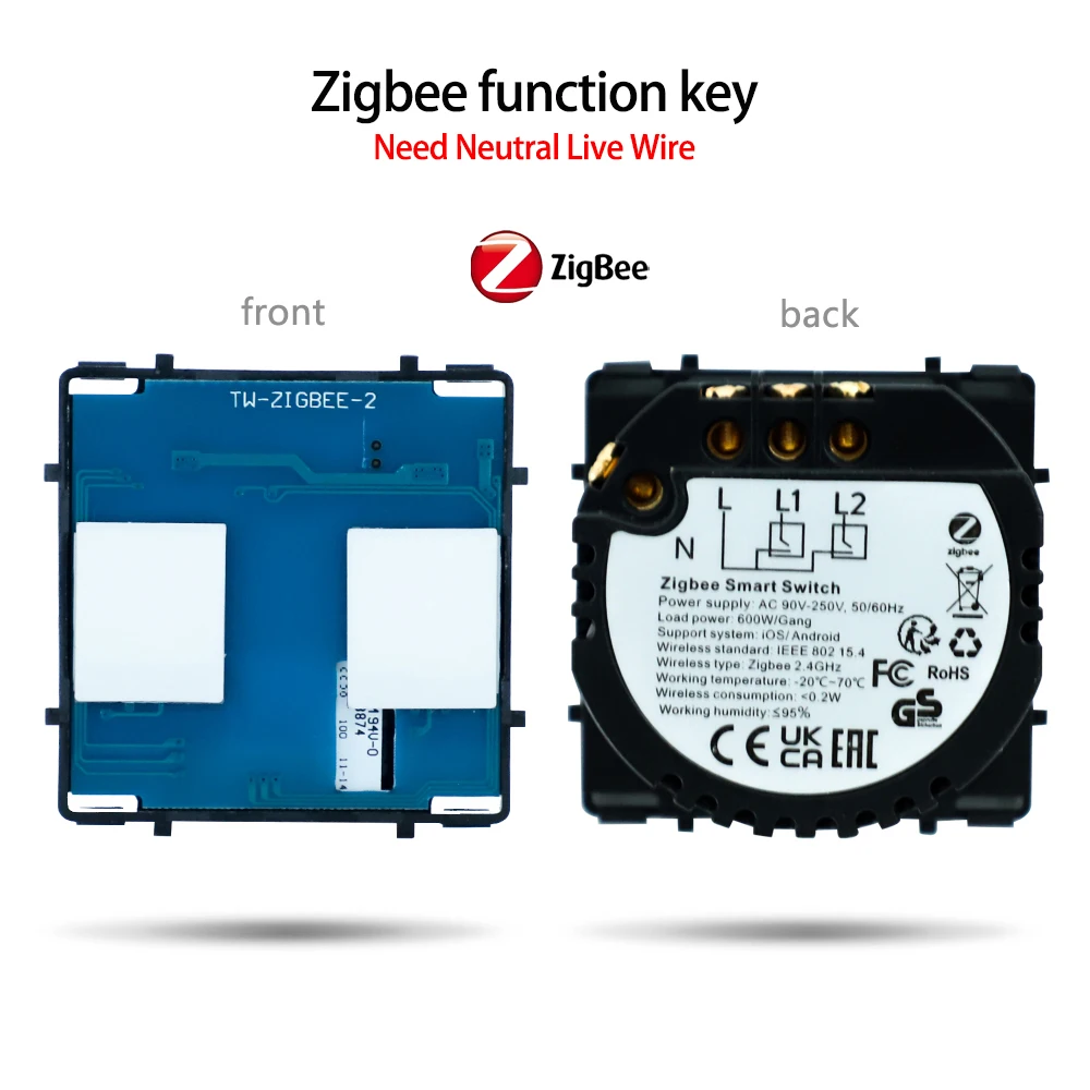 2gang zigbee 600W