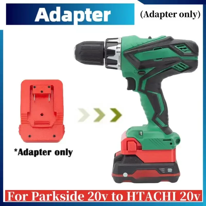 For Parkside To Hitachi  Battery Adapter For Parkside Battery Adapter Convert To  Hitachi Tools (Tool & battery not included)