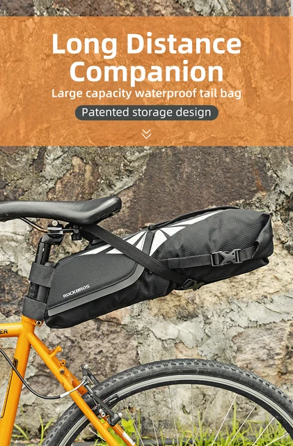 Sacoche Velo ROCKBROS Sacoche De Selle Vélo 1L/1,5L Imperméable