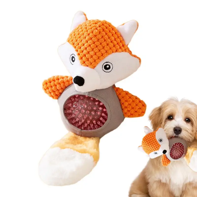 

Dog Toy Stuffed Animal Multipurpose Plush Puppy Squeaky Toys Creative Stuffed Puppy Chew training supplies for small medium dogs