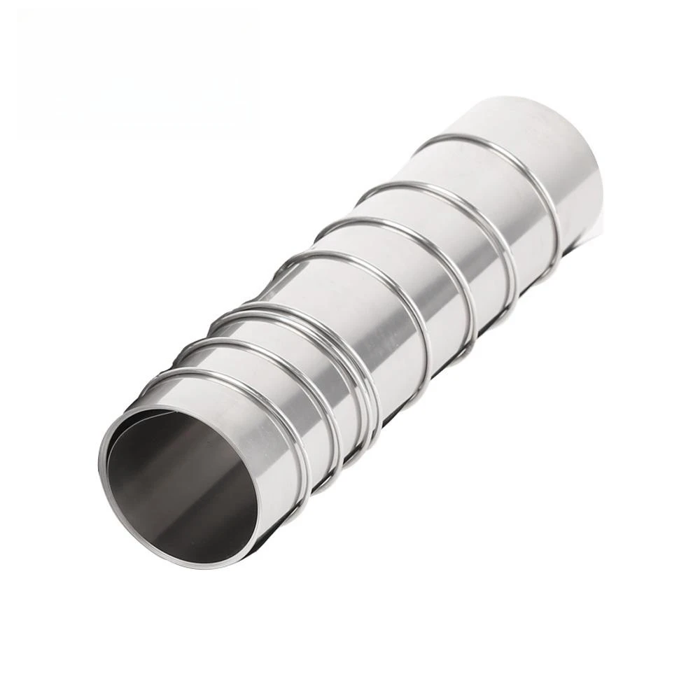 Titanium Rollable DIY Pipe Stainless Steel Stove Chimney Pipe With Rings  Hot Tent Wood Stove 2.36 inch Pipes Accessories - AliExpress