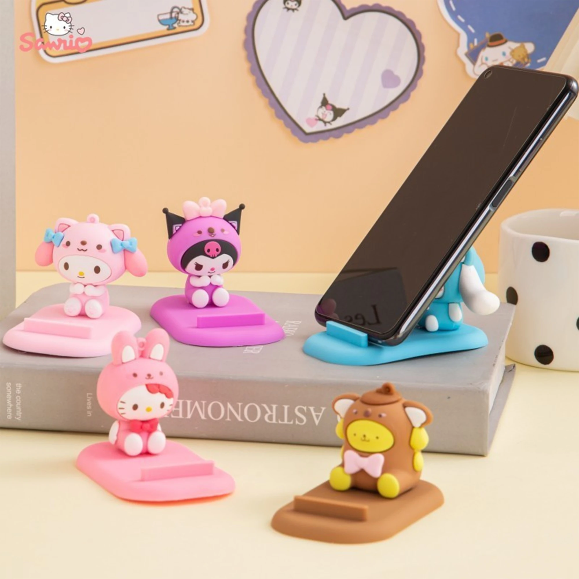 Силиконовая Подставка Для Телефона/планшета Sanrio Hello Kitty & Friends Настольный
