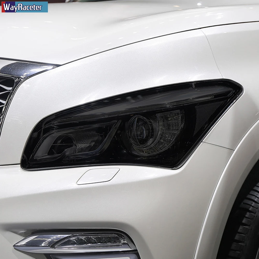 

Car Headlight Protective Film Headlamp Transparent Black TPU Sticker For Infiniti Q60 Q70 QX60 QX30 QX50 QX80 Q50 Accessories