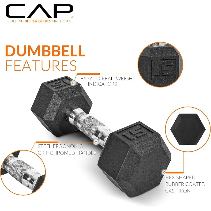 150 LB Rubber Coated Dumbbell Set with Vertical Rack 3
