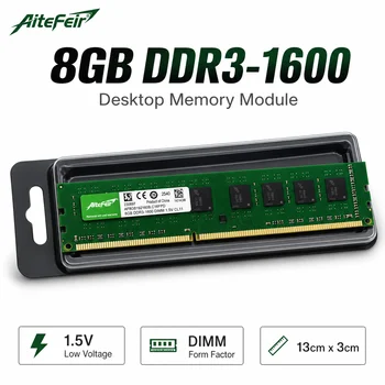 Memoria RAM AiteFeir DDR3 para escritorio (8 GB / 4 GB, 1333 MHz / 1600 MHz, 240 pines, 1,5 V, DIMM, PC3-12800U / PC3-10600U) 1