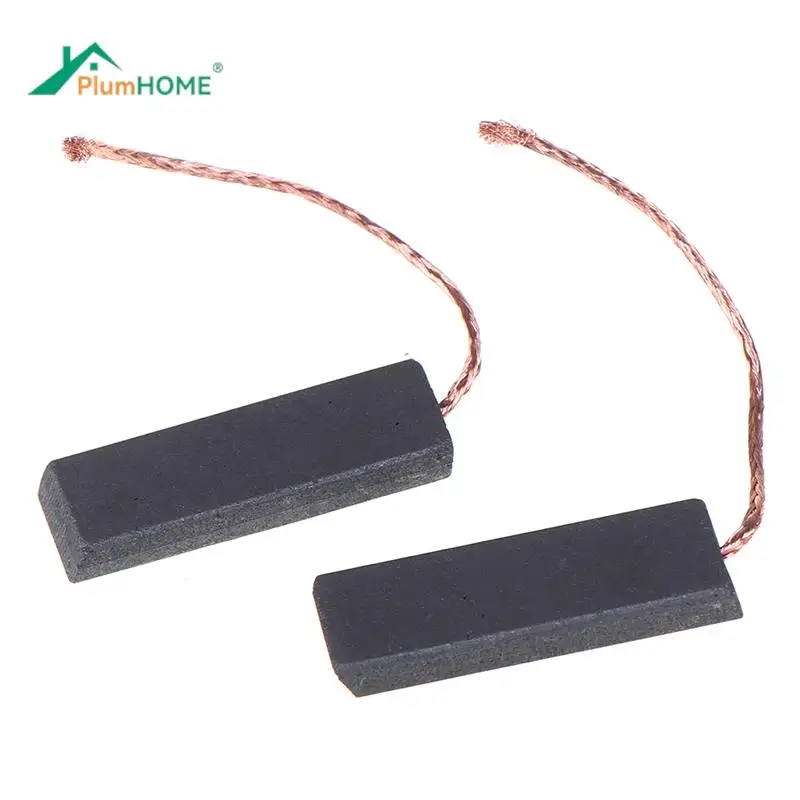 Carbon Brush 2pcs Carbon Brush Motor 5*13.5*40mm With 70mm Length Lead for Washing Machine