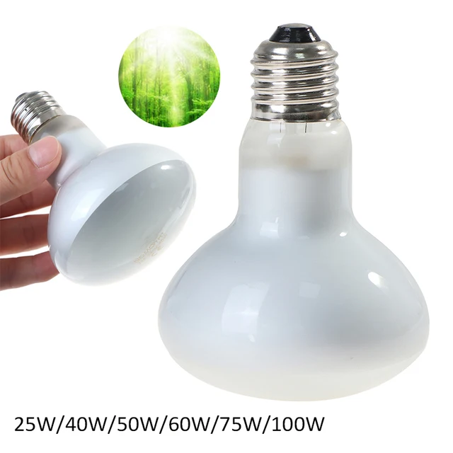 UVA+UVB Reptile Lamp Bulb Turtle Basking UV Light Bulbs Heating Lamp Amphibians Lizards Temperature Controller 1