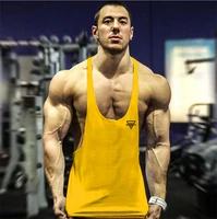 Débardeur de musculation pour hommes, vêtements de Fitness, chemise de gymnastique, gilet musculaire, entraînement en coton, nouvelle collection 2024 4