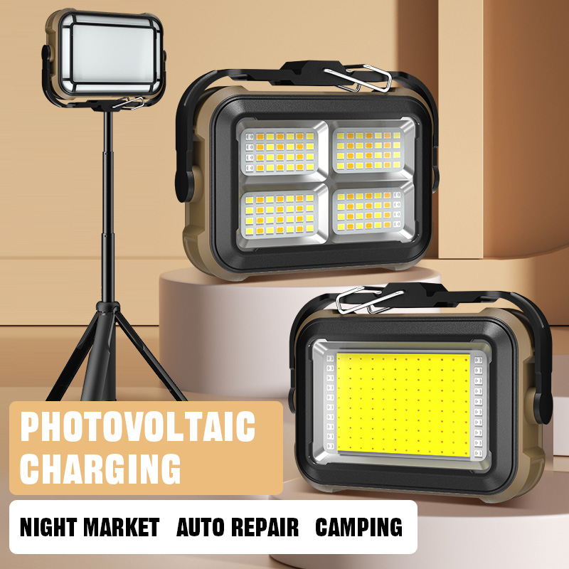 Warsun COB Inspection Lamp For Car Garage Hiking Bright LED Work Light Charging Camping Lamp With Tail Magnet Repair Lights