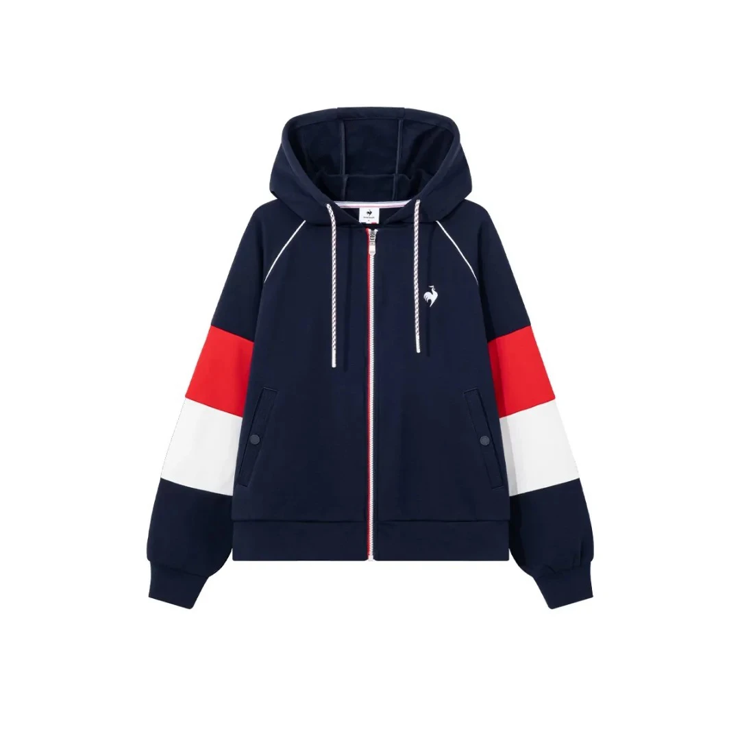  2024 봄 여성 캐주얼 스포츠 오픈 가디건 재킷 L24WCNB0206 지퍼 클로저..