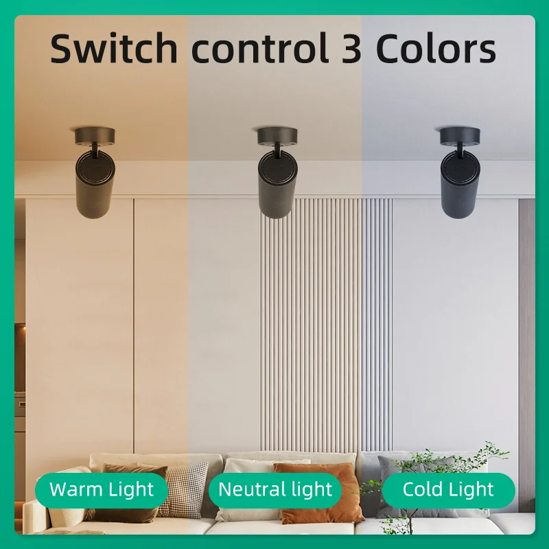Led Spotlights 85-265V Led Downlight Surface Mounted Spot Lamps Sc7aa15943de7436680c9c9c8fb267afeu