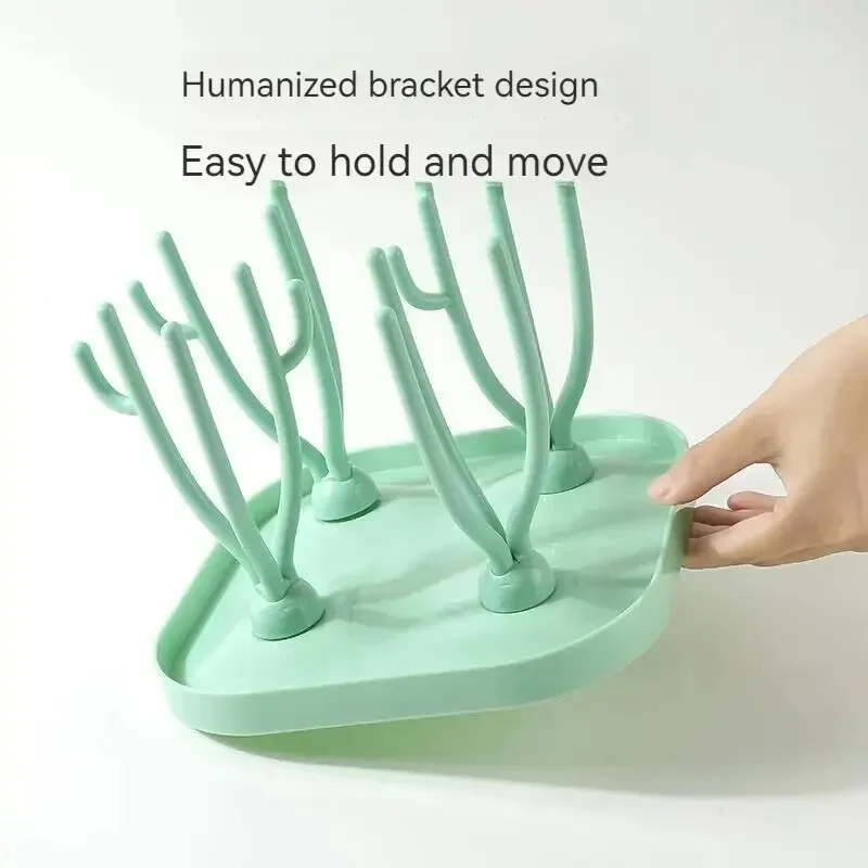 Multi Functional Removable Baby Bottle Dry Rack Pacifiers Teat Cup Cleaning Drainer