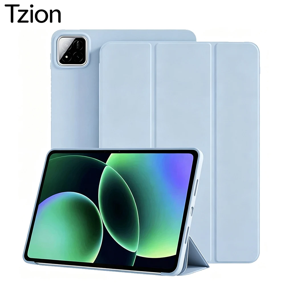 Versatile Flip Smart Cover with Soft Silicone Back Shell