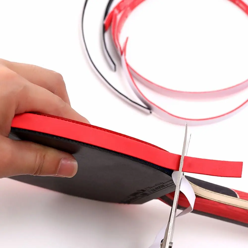 Description Picture 4 of item1Pair Elastic Thicken Table Tennis Racket Edge Tape Professional Ping Pong Bat Protective Side Tape Protector Accessories