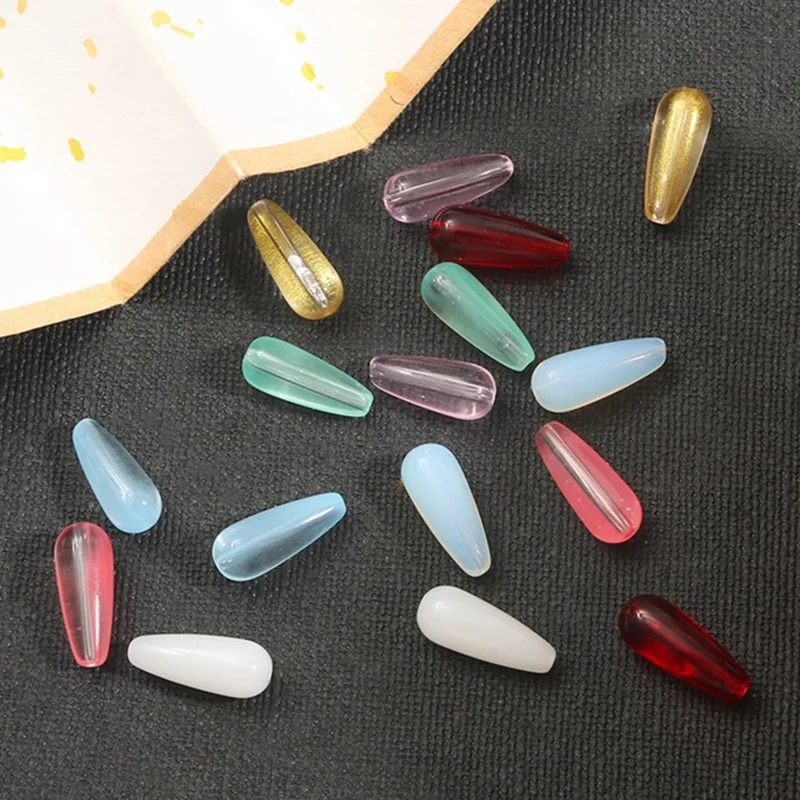 Рисунок 2 - стеклянные бусины в форме слезы