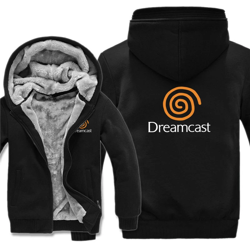 Dreamcast Sega Felpe Invernali Warm Men Hiphop Casual Dreamcast Felpe Streetwear